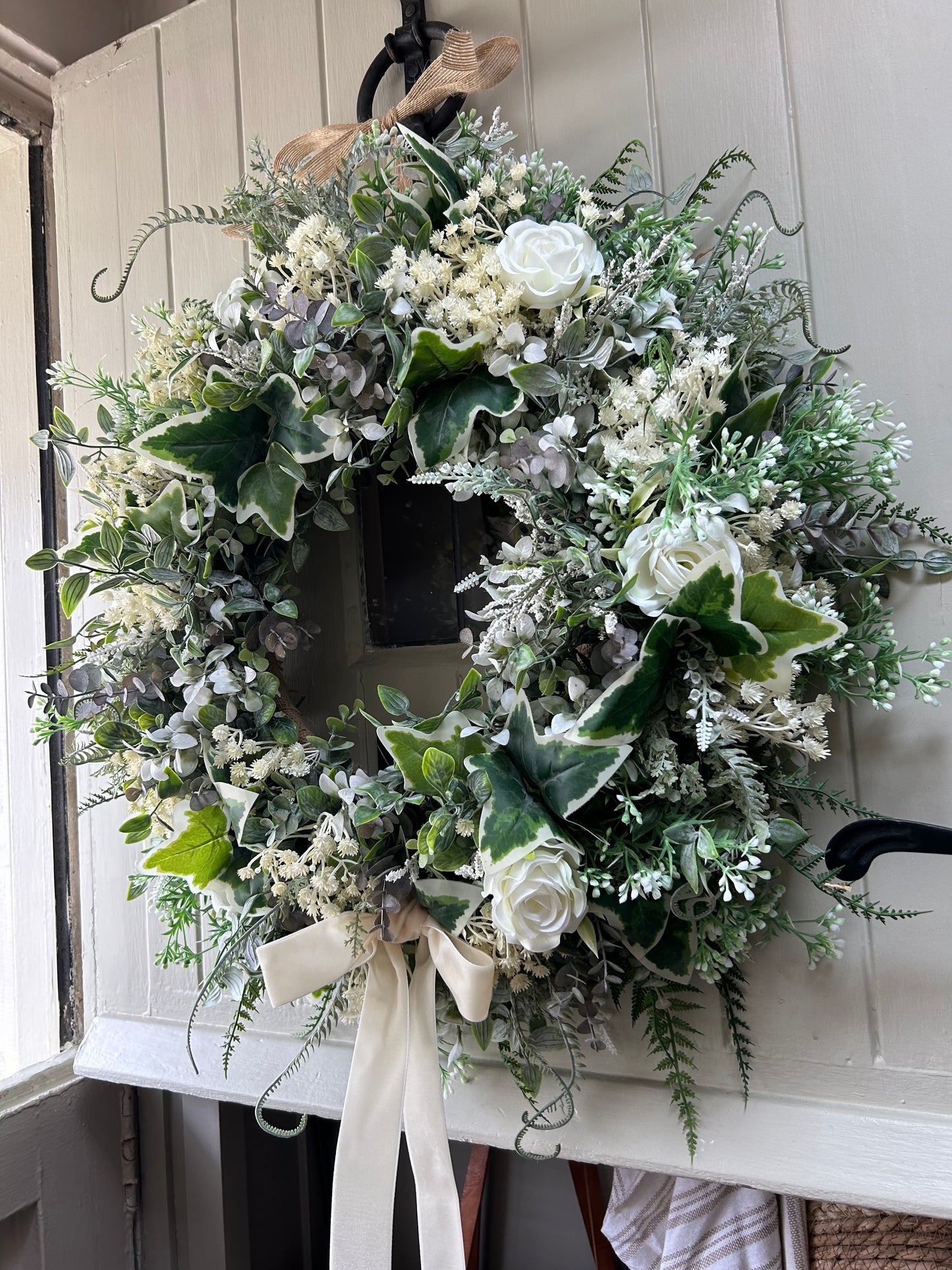 “IVY” all year round faux wreath (FREE P&P