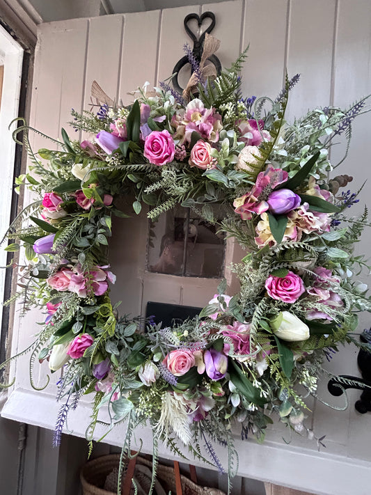 “KYLIE” faux wreath (FREE P&P)