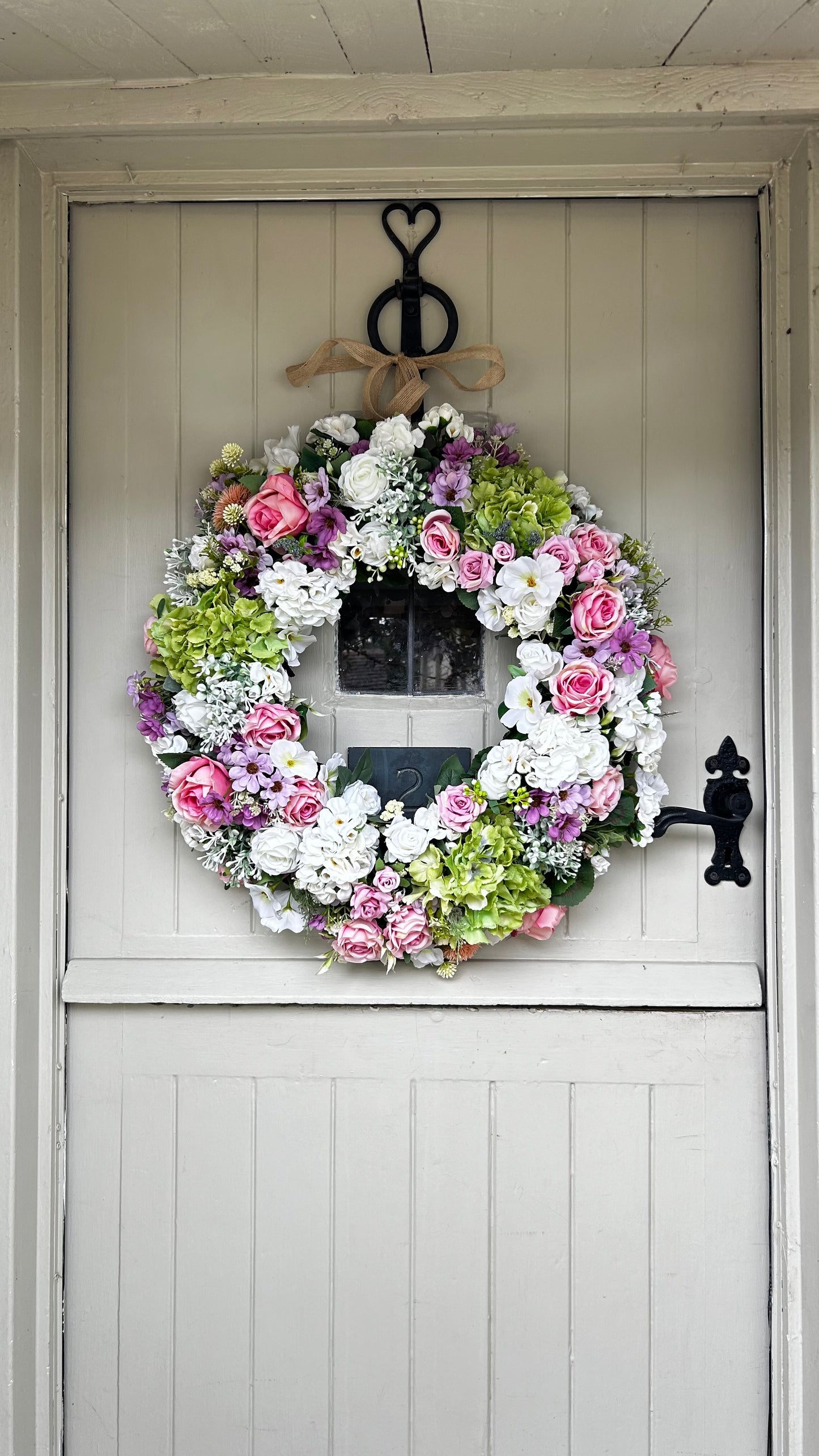 “LILLY”artificial wreath (FREE P&P)