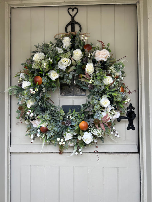 “ASHLEY” ARTIFICIAL wreath (FREE P&P)