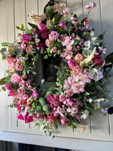 Load image into Gallery viewer, “LILLIE” spring summer wreath (FREE P&amp;P)
