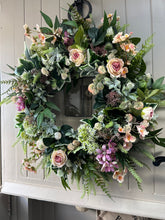 Load image into Gallery viewer, “PIPPA” spring/ summer faux wreath (FREE P&amp;P
