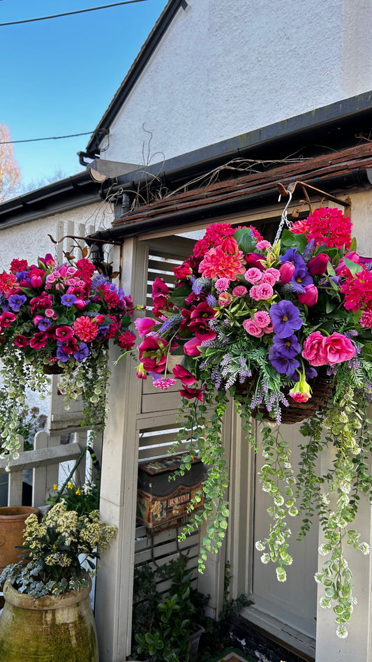 “ESTHER” Luxury artificial hanging basket (FREE P&P)