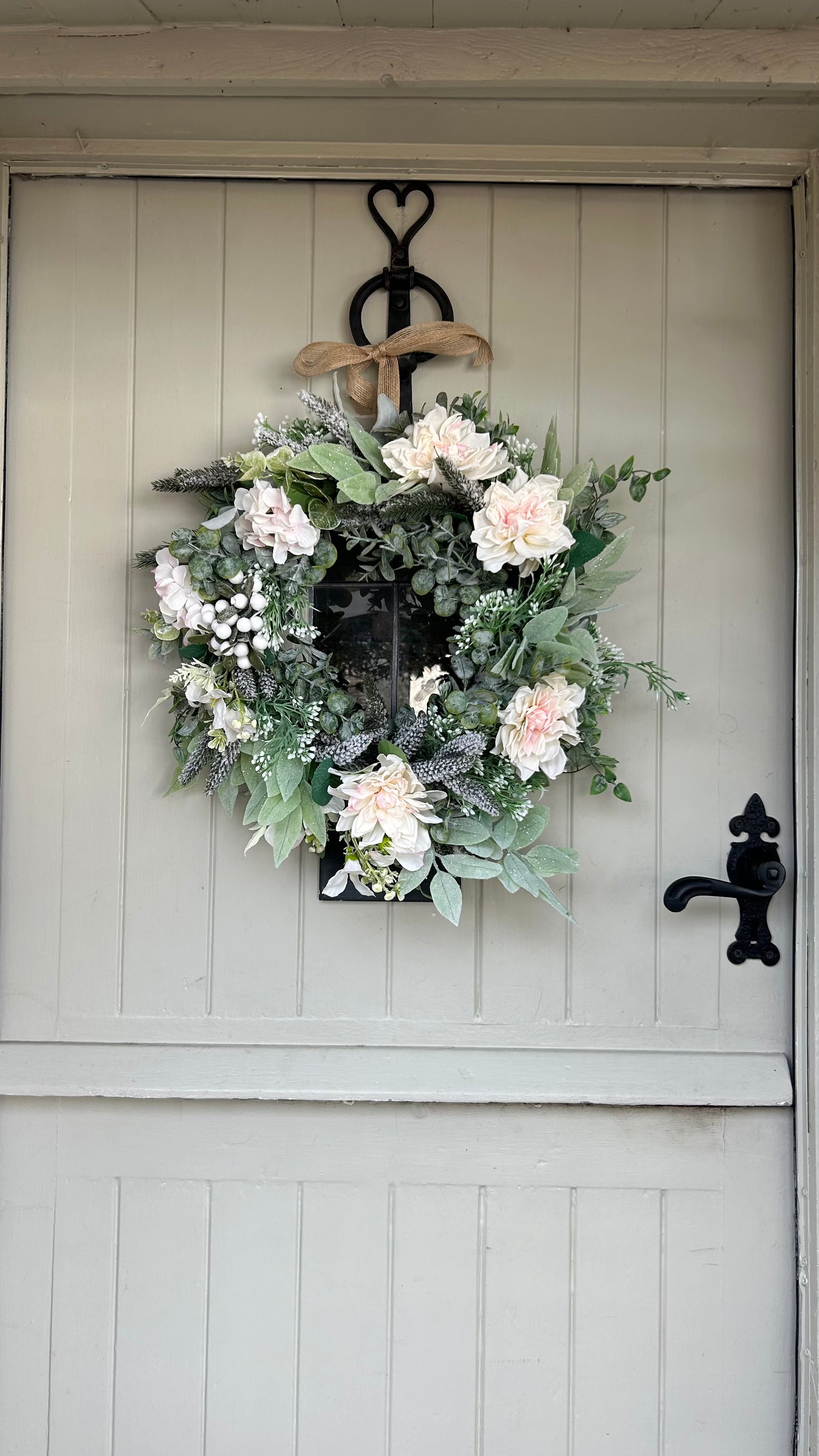 “MILLIE” faux Christmas wreath