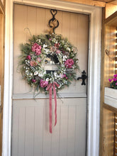 Load image into Gallery viewer, “HARMONY” winter and Christmas wreath (FREE P&amp;P)
