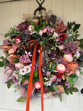 Load image into Gallery viewer, “EMILY” autumn artificial wreath (FREE P&amp;P)
