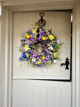 Load image into Gallery viewer, “Maddie” ready to post artificial wreath (FREE P&amp;P)
