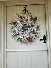 Load image into Gallery viewer, “ELSA” winter Christmas wreath (FREE P&amp;P)
