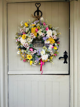 Load image into Gallery viewer, “TULIP BED” Jan delivery, new for 2025 faux wreath (FREE P&amp;P
