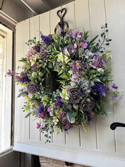 “KACEY” artificial wreath (FREE P&P