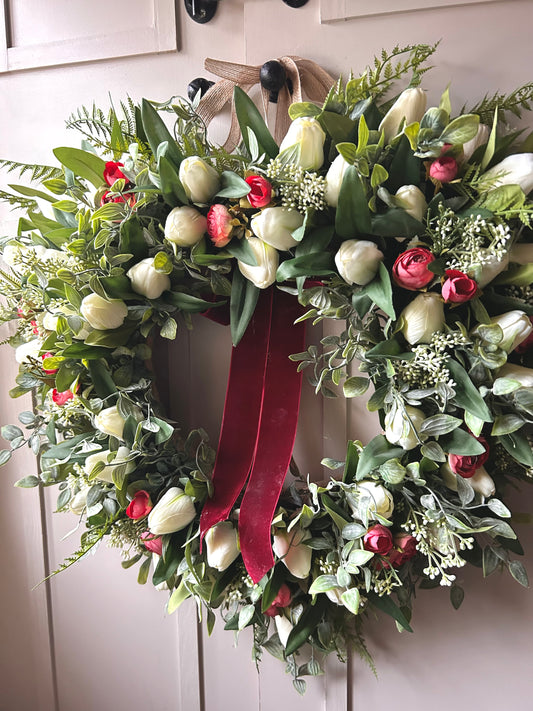 “BEA” faux wreath (FREE P&P