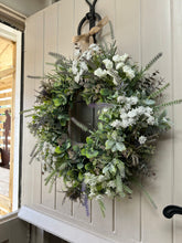 Load image into Gallery viewer, “COW PARSELY” meadow artificial wreath (FREE P&amp;P)
