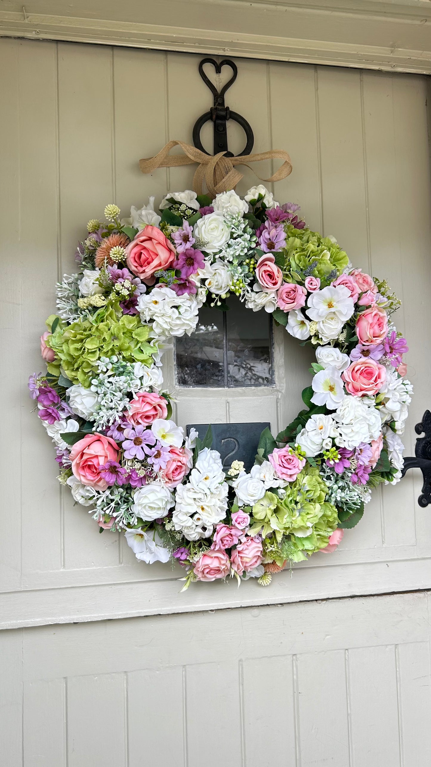 “LILLY”artificial wreath (FREE P&P)