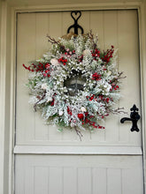 Load image into Gallery viewer, “ELSA” winter Christmas wreath (FREE P&amp;P)
