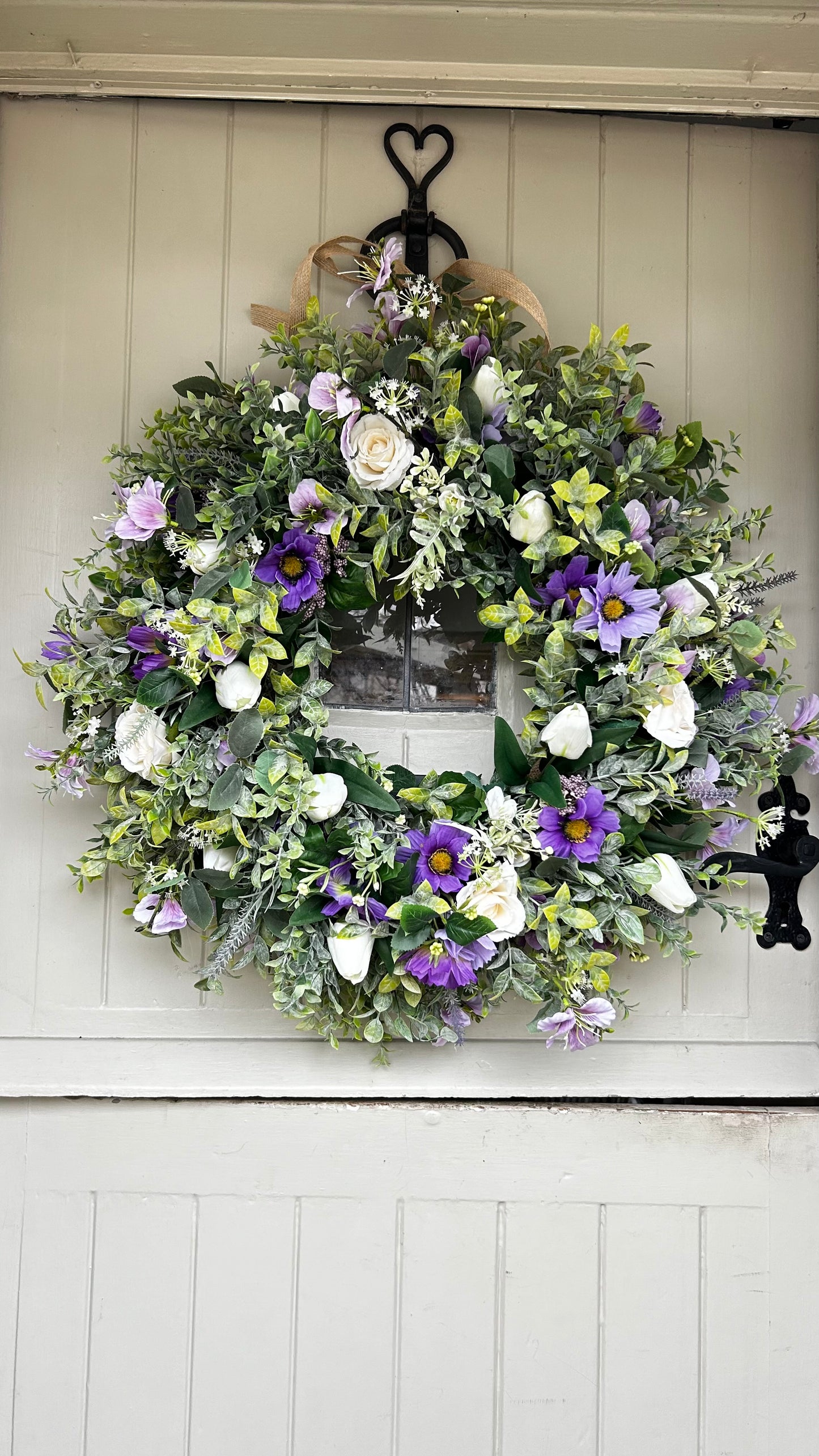 “LAUREN”  artificial wreath (FREE P&P