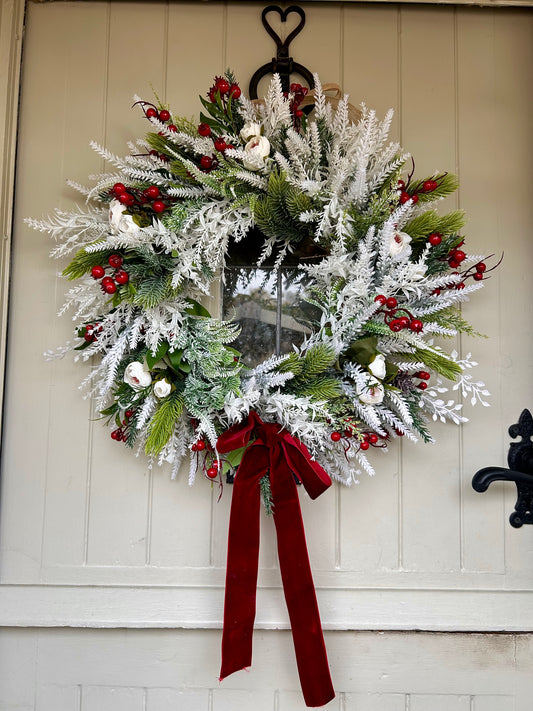 “ELSA” winter Christmas wreath (FREE P&P)