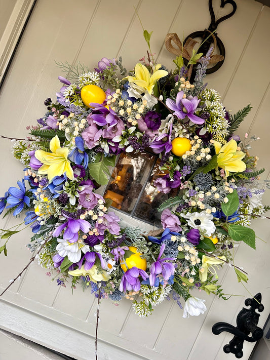 “Maddie” artificial wreath (FREE P&P)