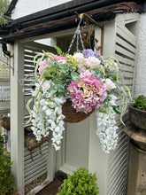 Load image into Gallery viewer, “SLOANE” summer Luxury artificial hanging basket (FREE P&amp;P)
