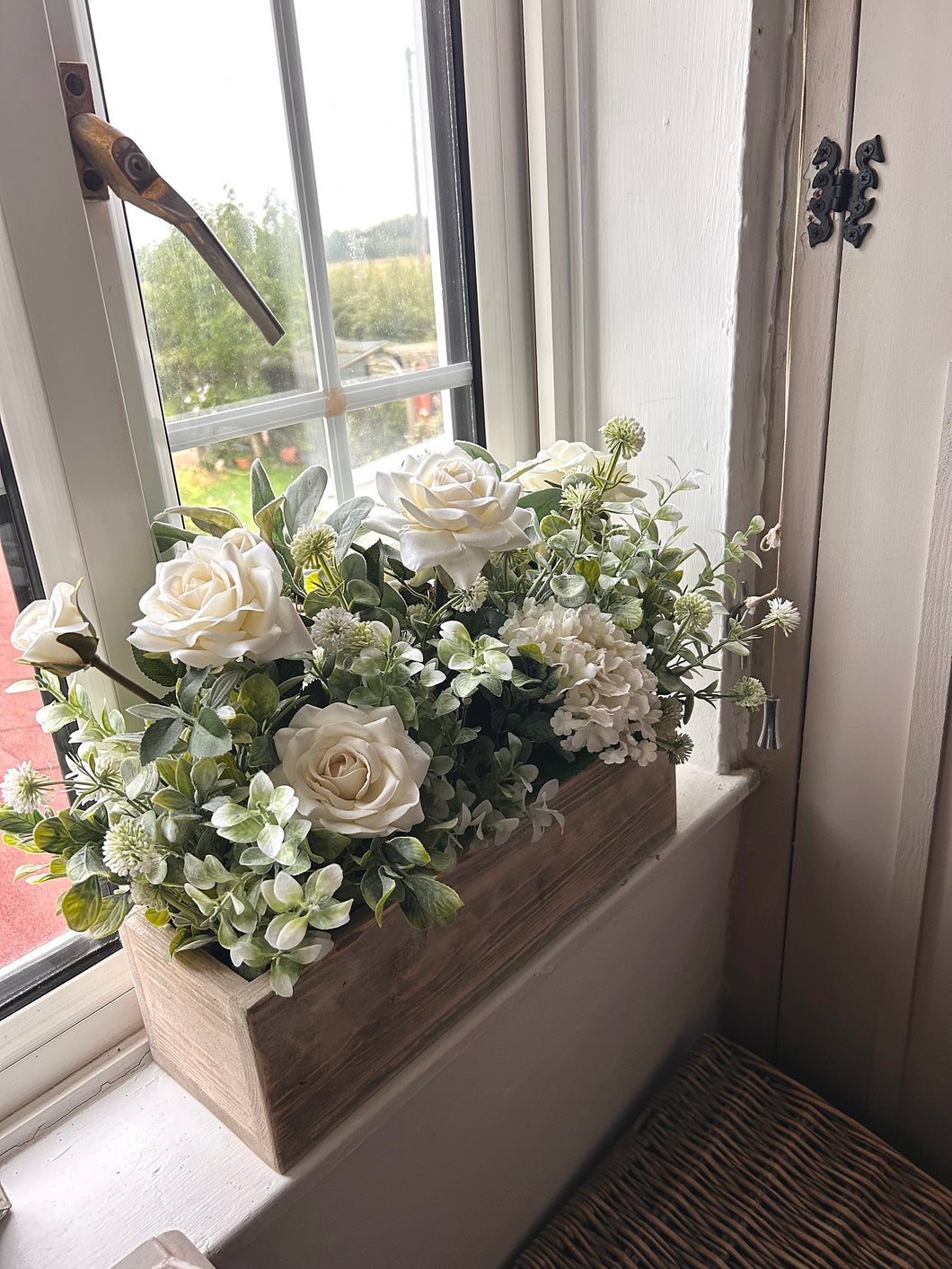 Window sill rustic  (TROUGH FLOWER BOX) FREE P&P