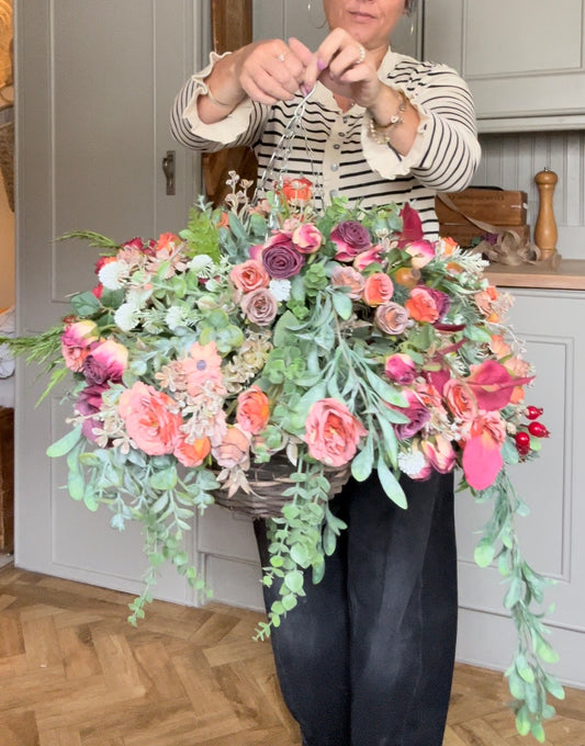 “ELOUISE” Luxury artificial hanging basket (FREE P&P)