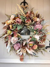 Load image into Gallery viewer, Selling fast / Morning “MOCHA” autumn and winter artificial wreath (Free P&amp;P)
