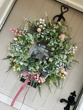 Load image into Gallery viewer, “FLORA”  spring/ summer faux wreath (FREE P&amp;P
