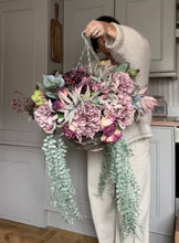 Load image into Gallery viewer, “PHOEBE” winter Luxury artificial hanging basket (FREE P&amp;P)
