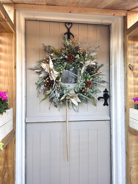 “FAITH” Christmas wreath (FREE P&P )