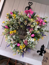 Load image into Gallery viewer, “SALLY” heart faux wreath (free P&amp;P)
