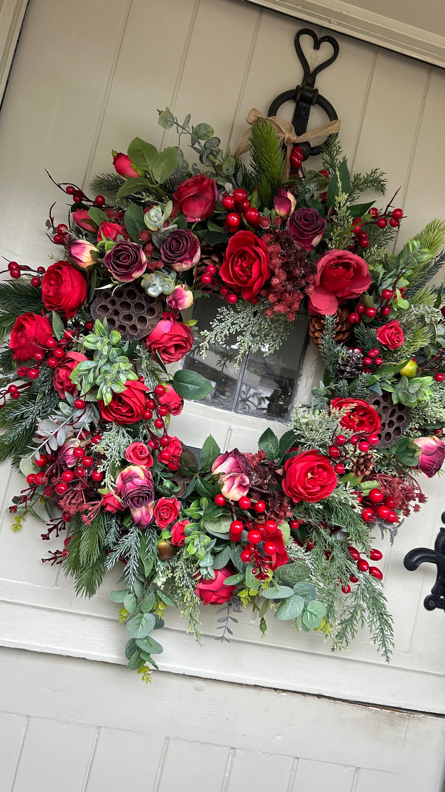 “MARY” Christmas wreath (FREE P&P)