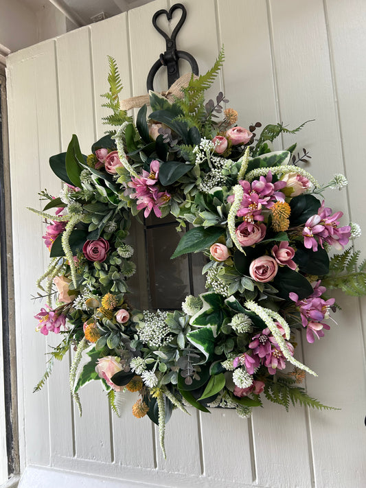Summer artificial wreath (FREE P&P)