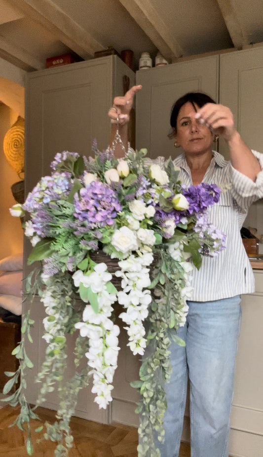 “PHOEBE” limited restock Luxury artificial hanging basket (FREE P&P)