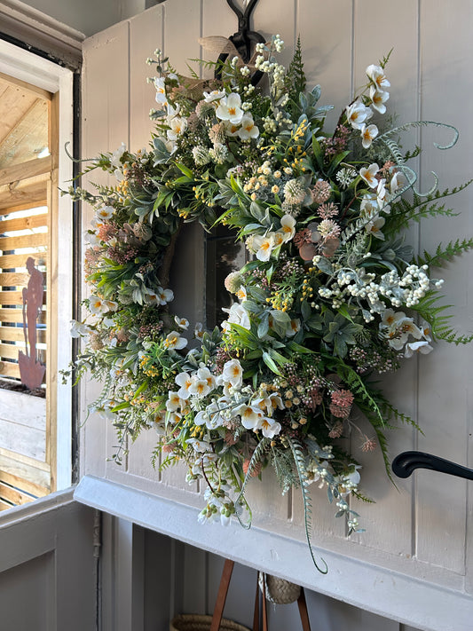 “CATHERINE” best selling faux wreath (FREE P&P)