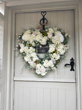 Load image into Gallery viewer, “BRIDGERTON” regal heart artificial wreath (FREE P&amp;P)
