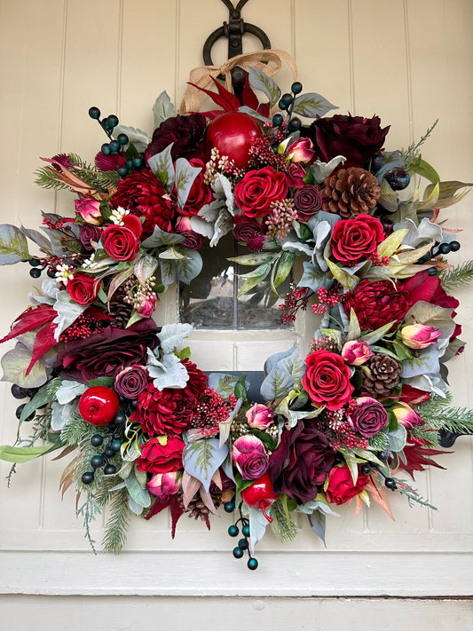 “KITTY” Winter artificial wreath (FREE P&P)