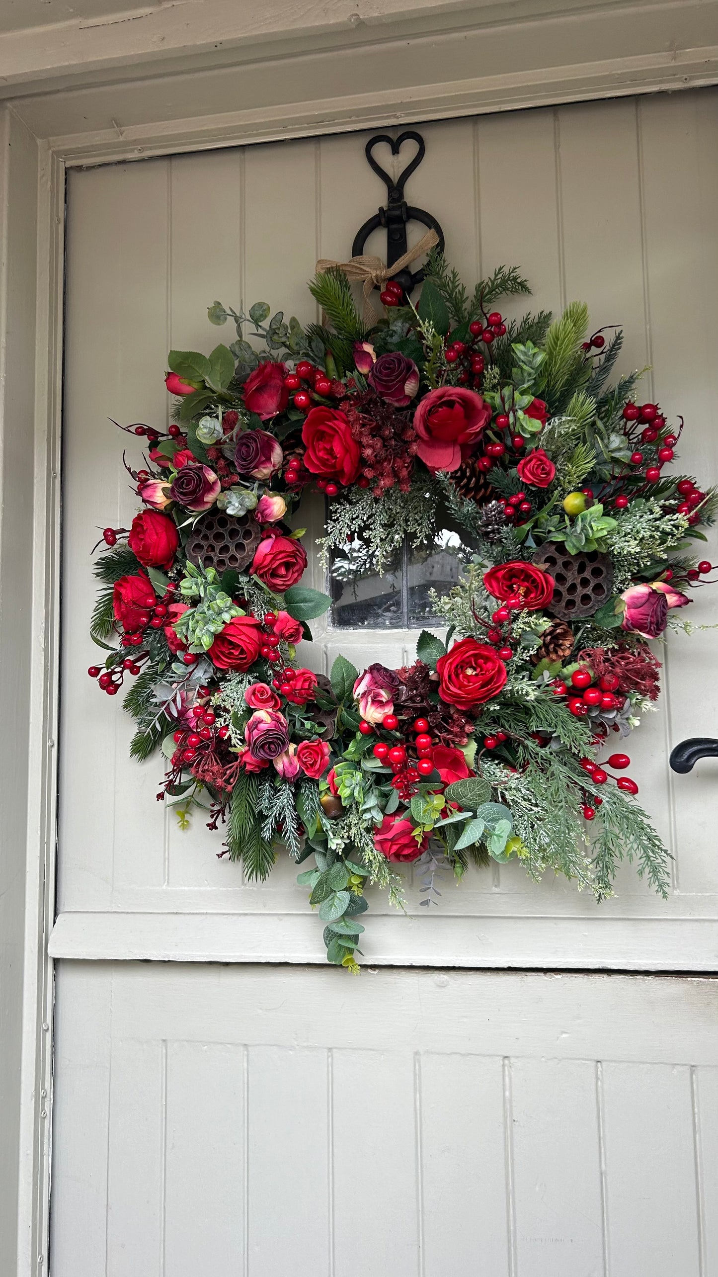 “MARY” Christmas wreath (FREE P&P)