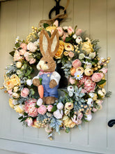 Load image into Gallery viewer, “BUNNY” available del- mid feb limited stock/ faux wreath (FREE P&amp;P (limited stock )delivery late Jan-feb
