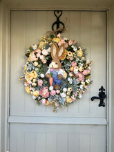 Load image into Gallery viewer, “BUNNY” available del- mid feb limited stock/ faux wreath (FREE P&amp;P (limited stock )delivery late Jan-feb
