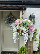 Load image into Gallery viewer, “SLOANE” summer Luxury artificial hanging basket (FREE P&amp;P)
