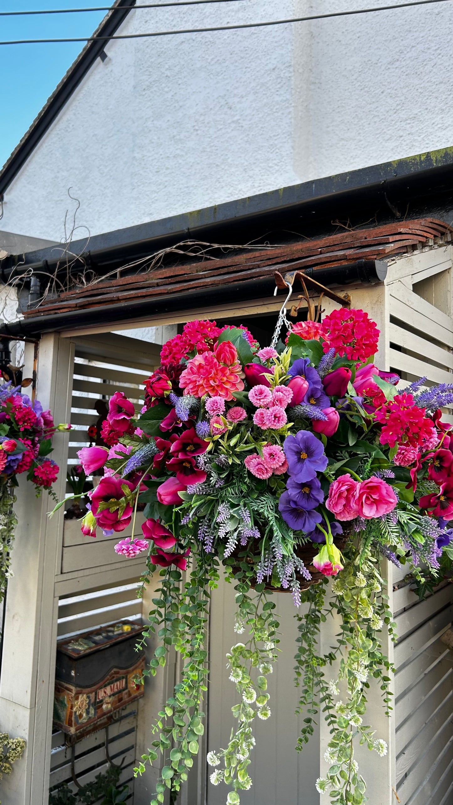 “ESTHER” Luxury artificial hanging basket (FREE P&P)
