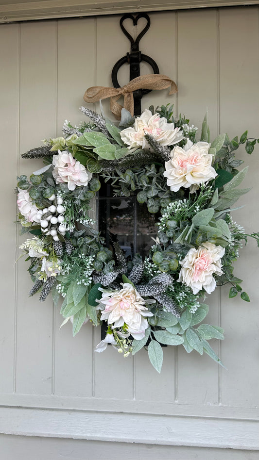 “MILLIE” faux Christmas wreath