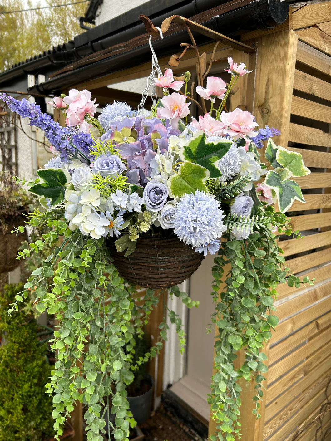 “BELL” Spring summer Luxury artificial hanging basket (FREE P&P)