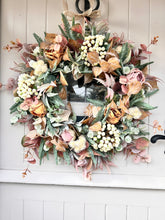 Load image into Gallery viewer, Low stock “CHIA SPICE” autumn artificial wreath (FREE P&amp;P)
