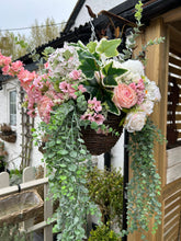 Load image into Gallery viewer, “MAISIE” Luxury artificial hanging basket (FREE P&amp;P)
