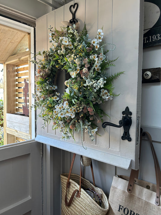 “CATHERINE” best selling faux wreath (FREE P&P)