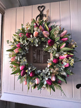 Load image into Gallery viewer, “JESSY” tulip faux wreath (FREE P&amp;P)
