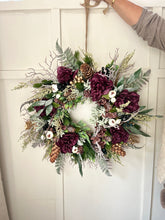 Load image into Gallery viewer, “RUSTIC” Christmas wreath (FREE P&amp;P)
