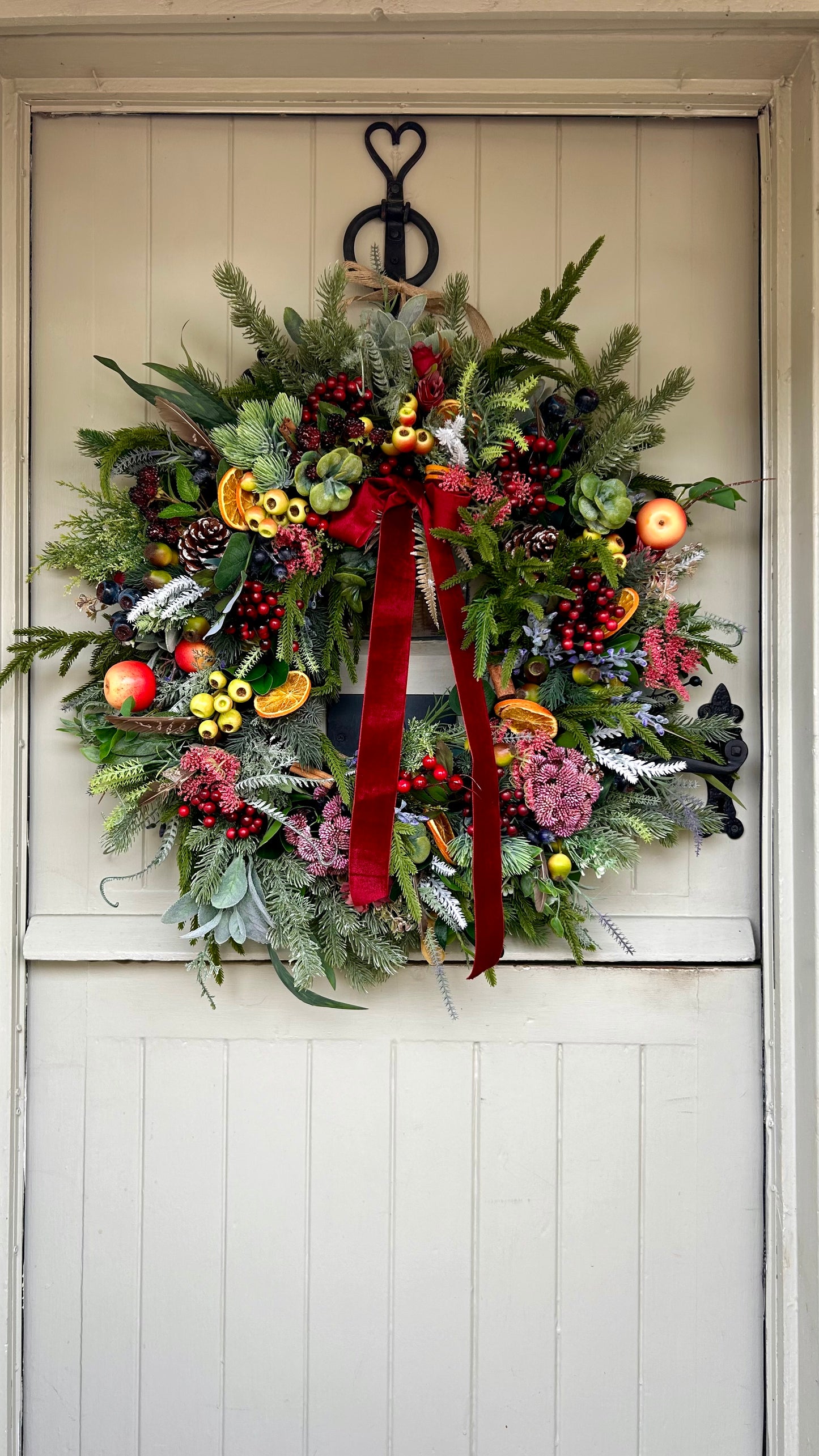 “DECADENCE “Christmas wreath (FREE P&P)