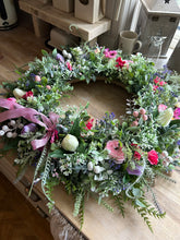 Load image into Gallery viewer, “BEATRICE” natural faux wreath (FREE P&amp;P
