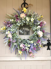 Load image into Gallery viewer, “MILLIE” SUMMER MEADOW” faux wreath (FREE P&amp;P
